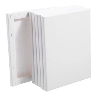 6 Pcs Painting Canvas Board Blank Artist Canvas Fabric Canvas Watercolor - Picture 1 of 11