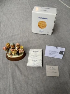 Goebel Hummel Trio of Wishes Hummel 721 MINT- Inserts COA Paperwork - Picture 1 of 24