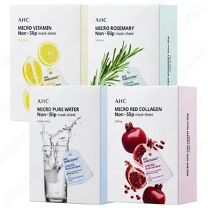 AHC Micro Vitamin/Rosemary/Pure Water/Red Collagen Non-Slip Mask Sheet 10PCS - Picture 1 of 5