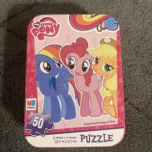 Rompecabezas MY LITTLE PONY Edad 6+ 5" X 7" 50 piezas con caja de hojalata sellada ¡NUEVO! - Imagen 1 de 2