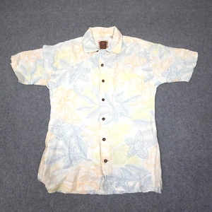 Fatface Shirt Mens MEDIUM White 100% linen Short Sleeve Button up summer Size M - Picture 1 of 10