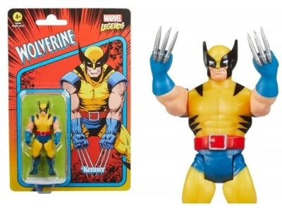 HASBRO MARVEL LEGENDS KENNER RETRO COLLECTION ACTION FIGURE WOLVERINE 10 CM - Immagine 1 di 3