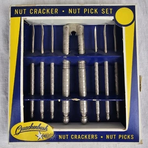 Vintage H.M. Quackenbush Nussknacker Pick Set 6 Plektren Weihnachten MCM 50er-60er - Bild 1 von 3