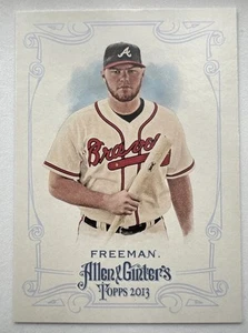 ⭐🦄 Tarjeta MLB Topps Allen & Ginter #304 2013 Freddie Freeman - Atlanta Braves - Imagen 1 de 2