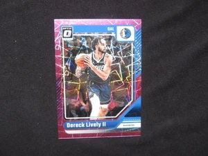 2024-25 Donruss Optic - Dereck Lively - PINK VELOCITY PRIZM #'d /79 - Mavericks - Bild 1 von 3