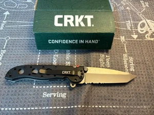 CRKT M16-12Z Carson 3" Combo Tanto with Serrated Edge Everyday Day Carry EDC - Picture 1 of 10