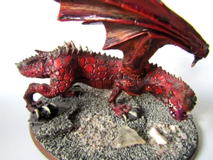 WARHAMMER LOTR / MIDDLE EARTH MORIA DRAGON PAINTED METAL MODEL - Picture 1 of 8