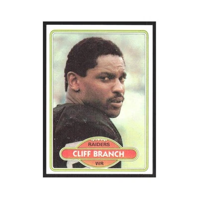 1980 Topps Cliff Branch Raiders #85 - Image 1 of 3