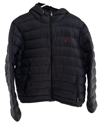 Chaqueta acolchada para niño Polo Ralph Lauren talla XL azul marino Foto 1 de 4