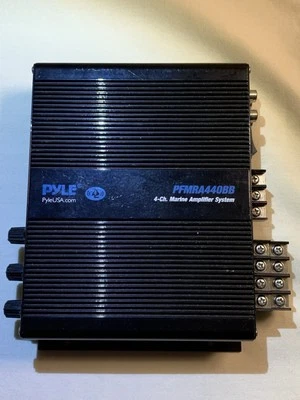 Pyle PFMRA440BB 4-Channel Marine Amplifier System Sound - Image 1 of 4