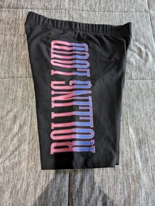 Pantalones cortos negros Rolling Loud Lay Bankz Miami 2024 Music nuevos talla grande para mujer - Imagen 1 de 4