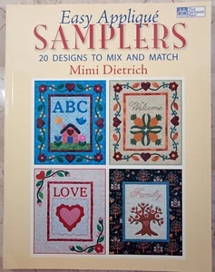 Easy Applique Samplers Quilting 20 Designs to Mix Match Mimi Dietrich PB 96p TPP - Foto 1 di 9