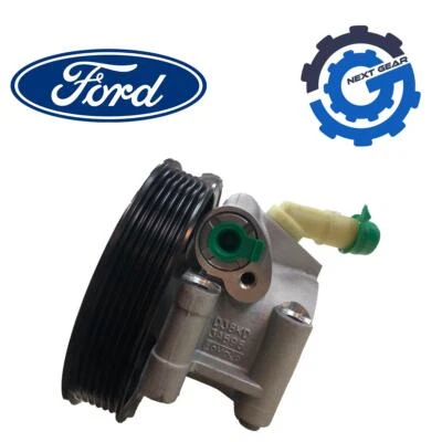 New OEM Ford Power Steering Pump with Pulley 2011-2016 F450 F550 BC34-3A696-CC - Image 1 of 4