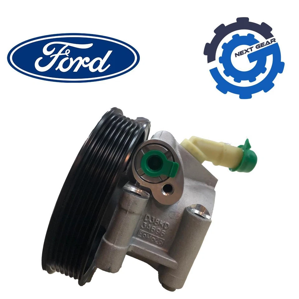 New OEM Ford Power Steering Pump with Pulley 2011-2016 F450 F550 BC34-3A696-CC - Image 1 of 4