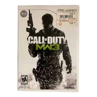 Call of Duty - Modern Warfare 3 (Nintendo Wii, 2011) Complete with Manual - Image 1 of 3