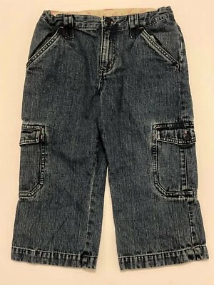 L.L. BEAN девочек классический джинсовой ткани грузовой капри ~ Sz 10 - Изображение 1 из 2