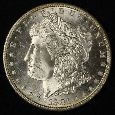1881-S $1 Morgan Silver Dollar Proof-Like - Free Shipping USA - Image 1 of 3