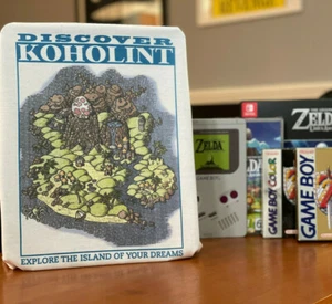 Camiseta Link's Awakening Koholint mapa turístico - Camiseta Legend of Zelda Inspred - Imagen 1 de 4