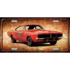 Etiqueta de placa de metal novedoso vintage General Lee LP-8217 - Imagen 1 de 1