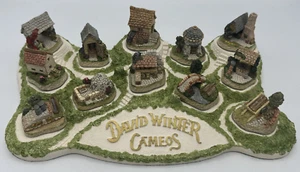 David Winter Cottages Diorama Miniature Vintage 1991 Collectible 12 Piece Set - Picture 1 of 22