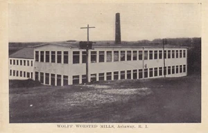 Ashaway, RI - Wolff Worsted Mills - Imagen 1 de 2
