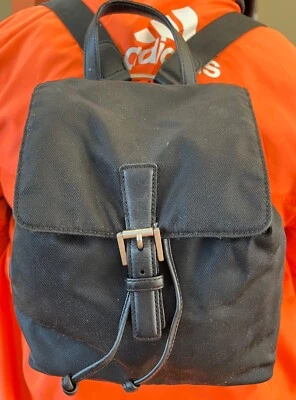 Coach 7441 Vintage Mercer Twill Nylon Backpack Book School Bag Rucksack Black - Image 1 of 4