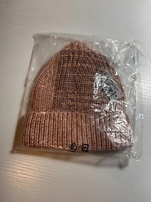 Antiguo Suéter de Bebé Unisex Azul Marino Tejido Gorro Sombrero, Rosa Bambú Talla 0-6 M Foto 1 de 4