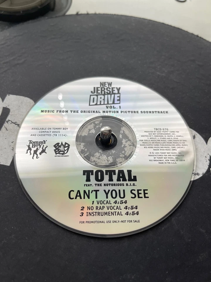 Total Ft Notorious BIG - Can't You See Original 1995 Press PROMO CD SINGLE NM - Image 1 of 1