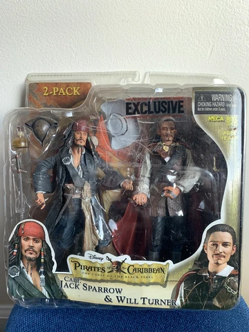 Pirates Caribbean, Meca Reel Toys Exclusive 2 Pack Jack Sparrow & Will Turner Cover