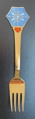 A. Michelsen Sterling 1976 Christmas Fork  - Image 1 of 2