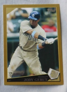 2009 Topps Gold /2009 #444 Jody Gerut  San Diego Padres Baseball Card - Picture 1 of 1