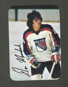 1977-78 TOPPS GLOSSY INSERT DON MURDOCH #12 OF 22 NEW YORK RANGERS