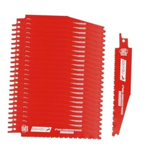 25 Pack 6 Inch Reciprocating Saw Blades Bi-Metal Steel 6in 25Pack 6/12 Tpi - Picture 1 of 7
