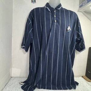 CAMISA POLO RUGBY A RAYAS AZULES CUARTETO "GRUÑÓN" COLECCIÓN GOLF DISNEY PARA HOMBRE XXL - Imagen 1 de 8
