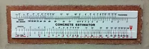 Concrete Slide Ruler 100 Yard Volume Calculator Lot of 6pcs MADE IN USA!!!! - Picture 1 of 1
