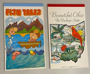 2 blocs de notas vintage Vagabond Creations Fish Tales hermoso Ohio - Imagen 1 de 7