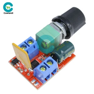 4 Pieces DC 5A Motor PWM Speed Controller 3V-35V Speed Control Switch LED Dimmer - Photo 1/8