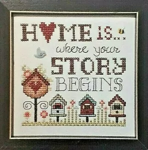Where Your Story Begins - Gráfico de punto de cruz - Fila de pajareras - Imagen 1 de 2