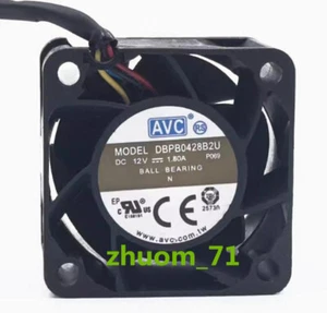 1PC AVC 4028 12V 1.80A DBPU0428B2U 4cm Inverter cooling Fan - Picture 1 of 5
