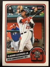 Vladimir Guerrero Jr. 2020 CHOICE Lansing Lugnuts 25th Anniversary Card #1(4259)