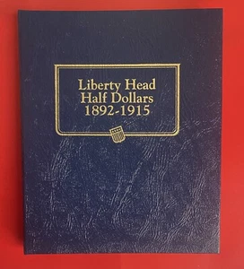 Carpeta álbum monedas clásicas Whitman 9124 (medio dólar cabeza libertad 1892-1915 1/2) - Imagen 1 de 3