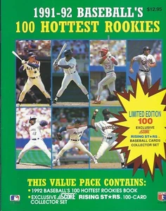 1992 Baseball's 100 Hottest Rookies 48-Page Booklet  by Score - Bild 1 von 1