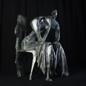 Bronzeskulptur Frau Reflexion - Guy Fages (1948-2014) 20. Jahrhundert - Picture 1 of 15