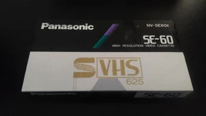 LOTTO 5 SUPER VHS VERGINI PANASONIC NV-SE60E - Foto 1 di 1