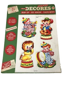 Vintage Patrice Decores fertig geschnittene Stanzmotive Zirkus selbstklebend - Bild 1 von 5