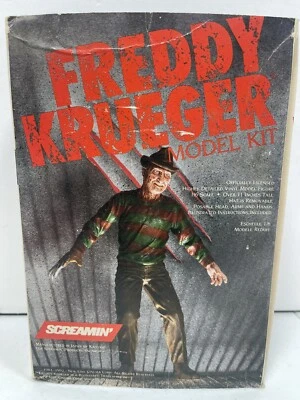 VINTAGE SCREAMIN PRODUCTS FREDDY KRUGER MODEL KIT 1992  YT2 - Image 1 of 4