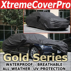 Jaguar XF 2016 2018 2019 2020 2020 cubierta de coche impermeable con bolsillo espejo negro - Imagen 1 de 12