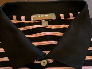 Peter Millar Shirt Adult XL Striped Summer Comfort Golf Polo Mens - Picture 1 of 8