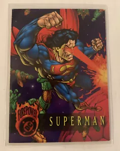 SkyBox 1996 DC Comics DC Outburst: Firepower Promo Card Superman - Bild 1 von 2