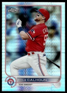 2020 TOPPS CHROME REFRACTOR PRISM Kole Calhoun Los Angeles Angels #171 - Picture 1 of 2
